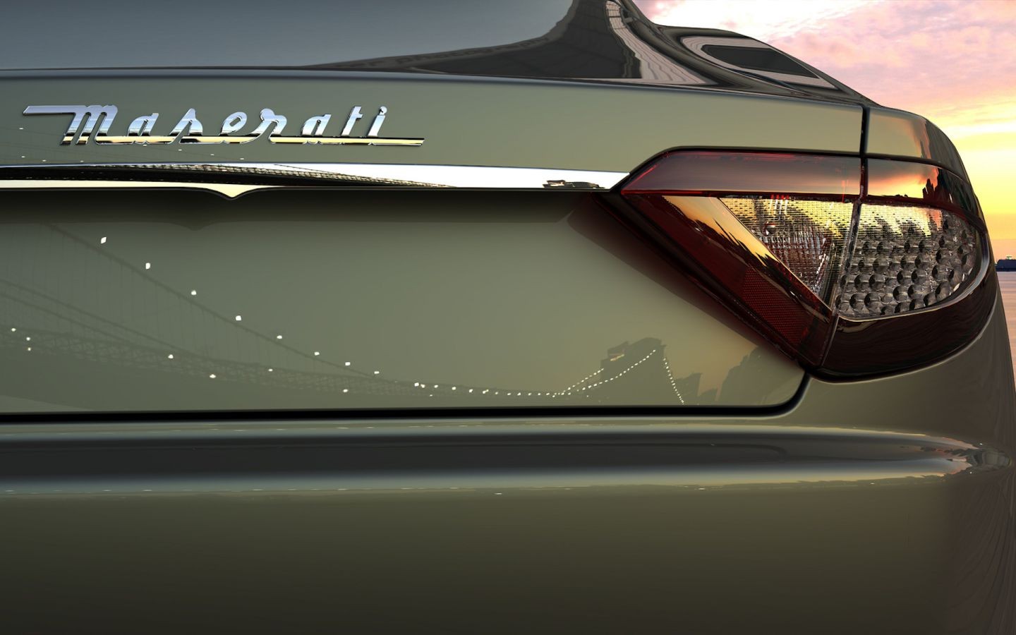 Maserati, Reflection, Vehicle, Car Wallpaper
