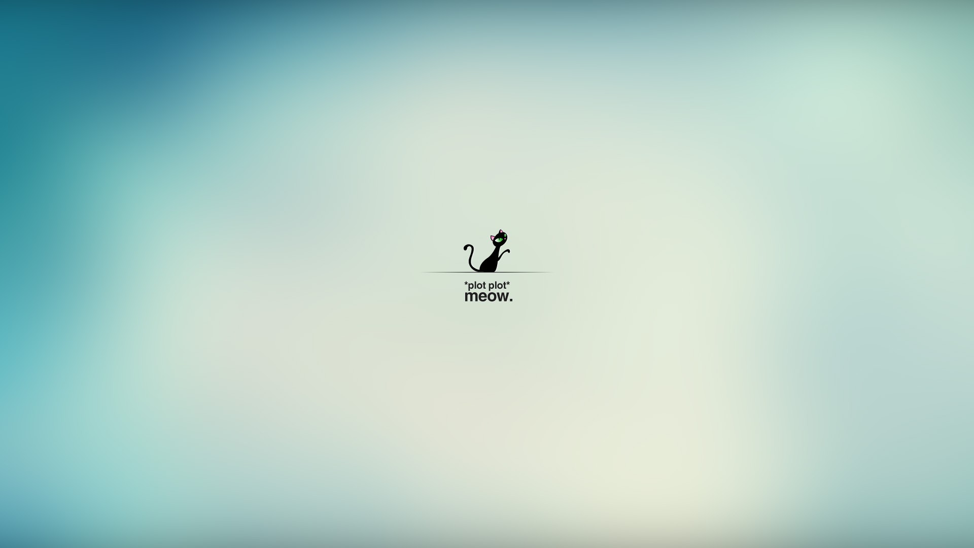 cat, Animals, Minimalism, Typography Wallpaper