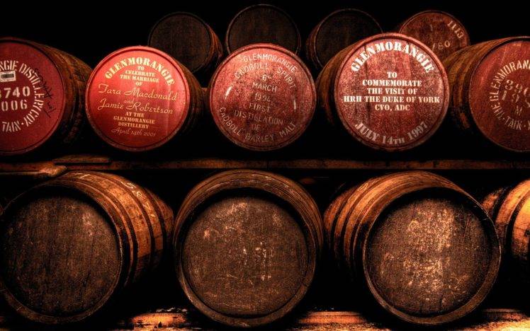 interiors, Cellars, Brown, Whisky, Scotland, Barrels, Glenmorangie, Wood HD Wallpaper Desktop Background