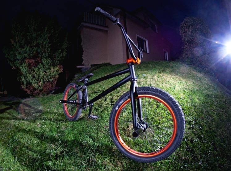 bicycle, Night, Vehicle, House HD Wallpaper Desktop Background