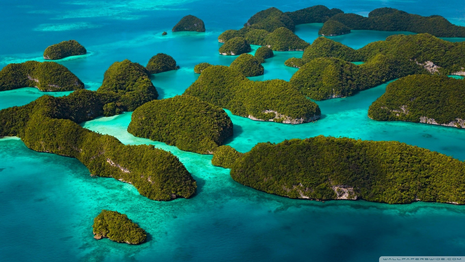 sea, Island Wallpaper