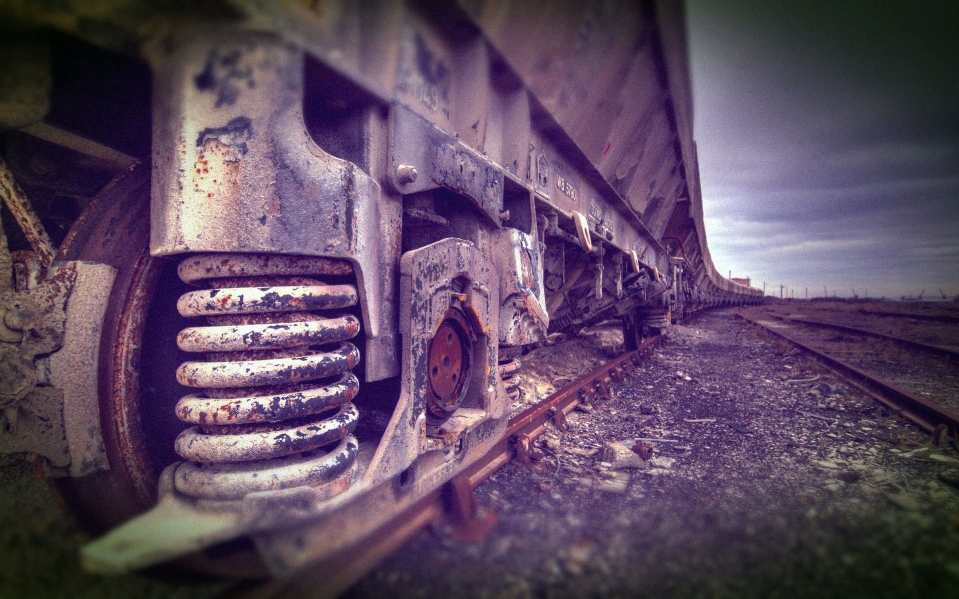 vehicle, Train, Blurred, Closeup Wallpaper