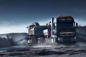 trucks, Construction vehicles, Volvo