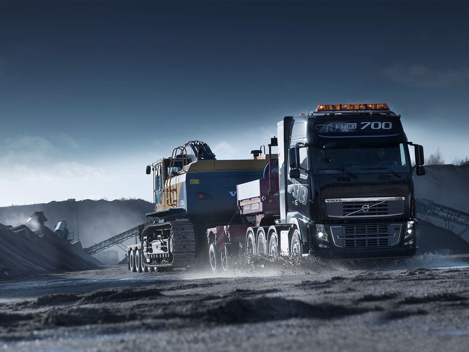 trucks, Construction vehicles, Volvo Wallpaper