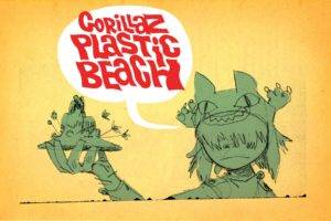 Gorillaz, Jamie Hewlett, Noodle, Plastic Beach