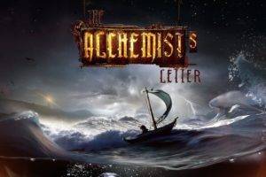 The Alchemists Letter, Sea, Storm, Boat, Water, Clouds, Lighthouse, Lightning, Children