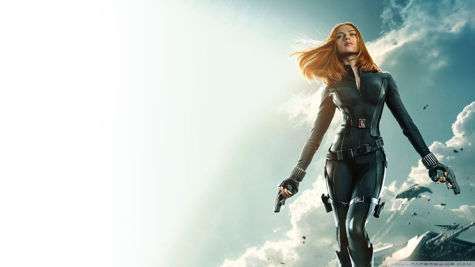 Black Widow, Captain America: The Winter Soldier Wallpaper