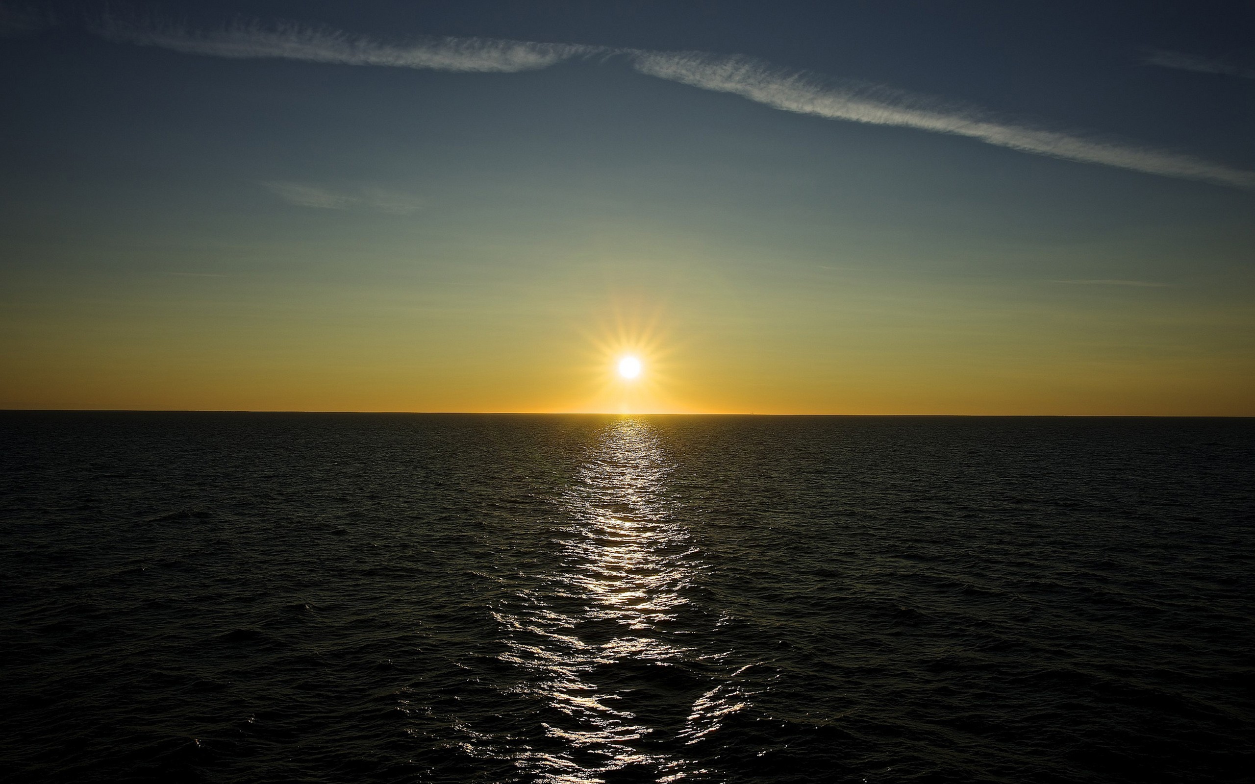 sunset, Sea, Water Wallpaper