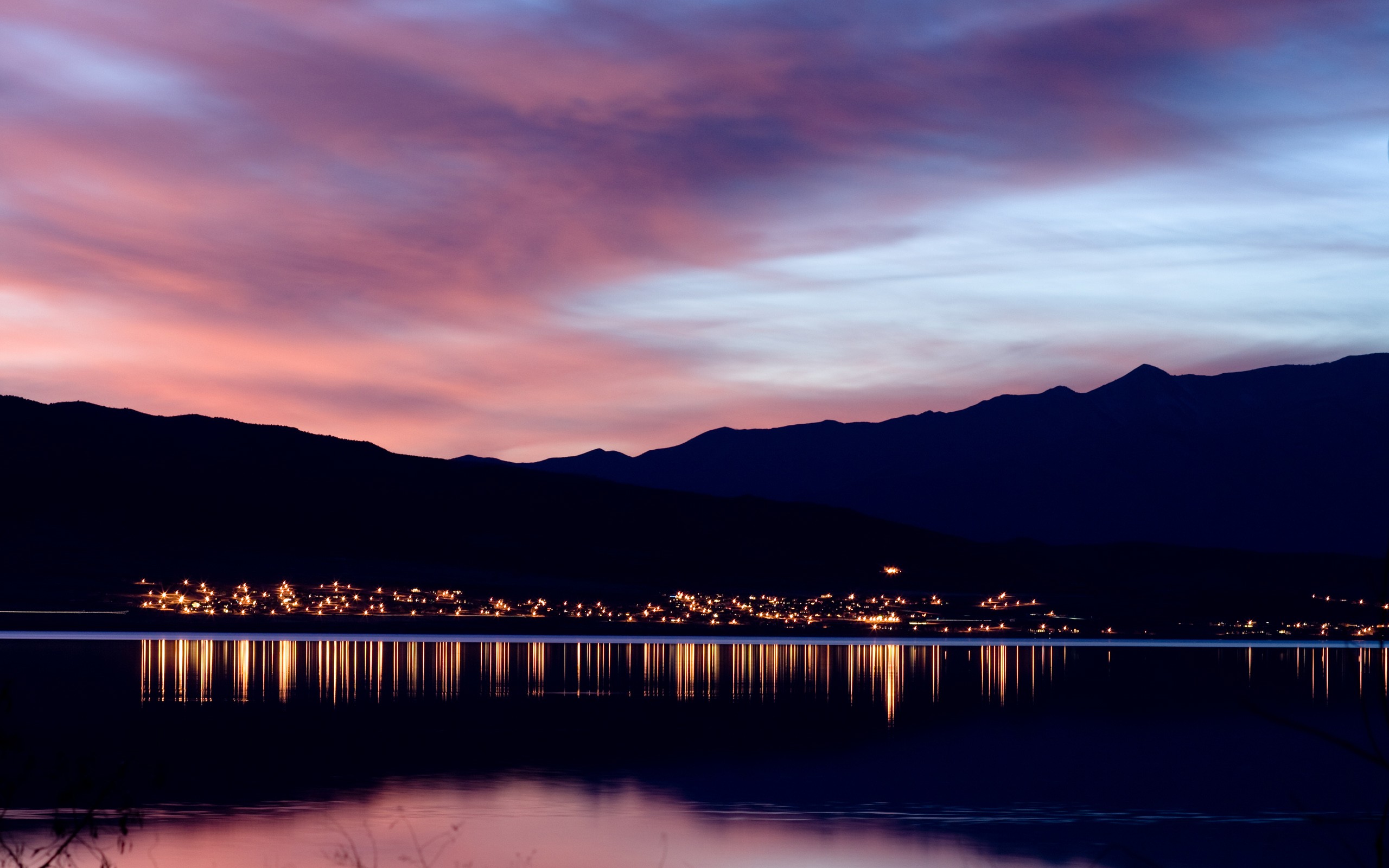 cityscape, Sunset Wallpaper