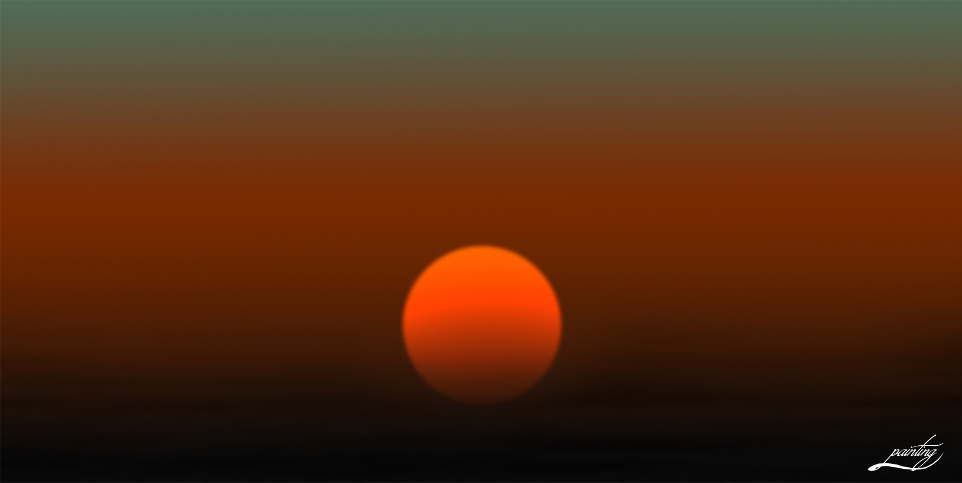 sunrise, Sunset, Painting Wallpaper
