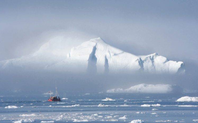 sea, Arctic, Ship HD Wallpaper Desktop Background