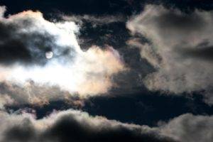 clouds, Moon