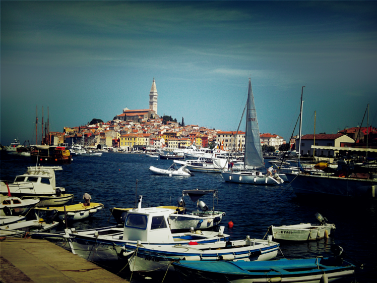 sea, Boat, Rovinj, Croatia HD Wallpaper Desktop Background
