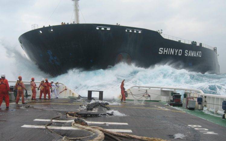 sea, Storm, Ship HD Wallpaper Desktop Background