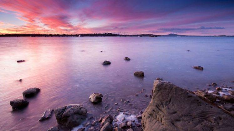 photography, Water, Rangitoto, Bucklands Beach HD Wallpaper Desktop Background