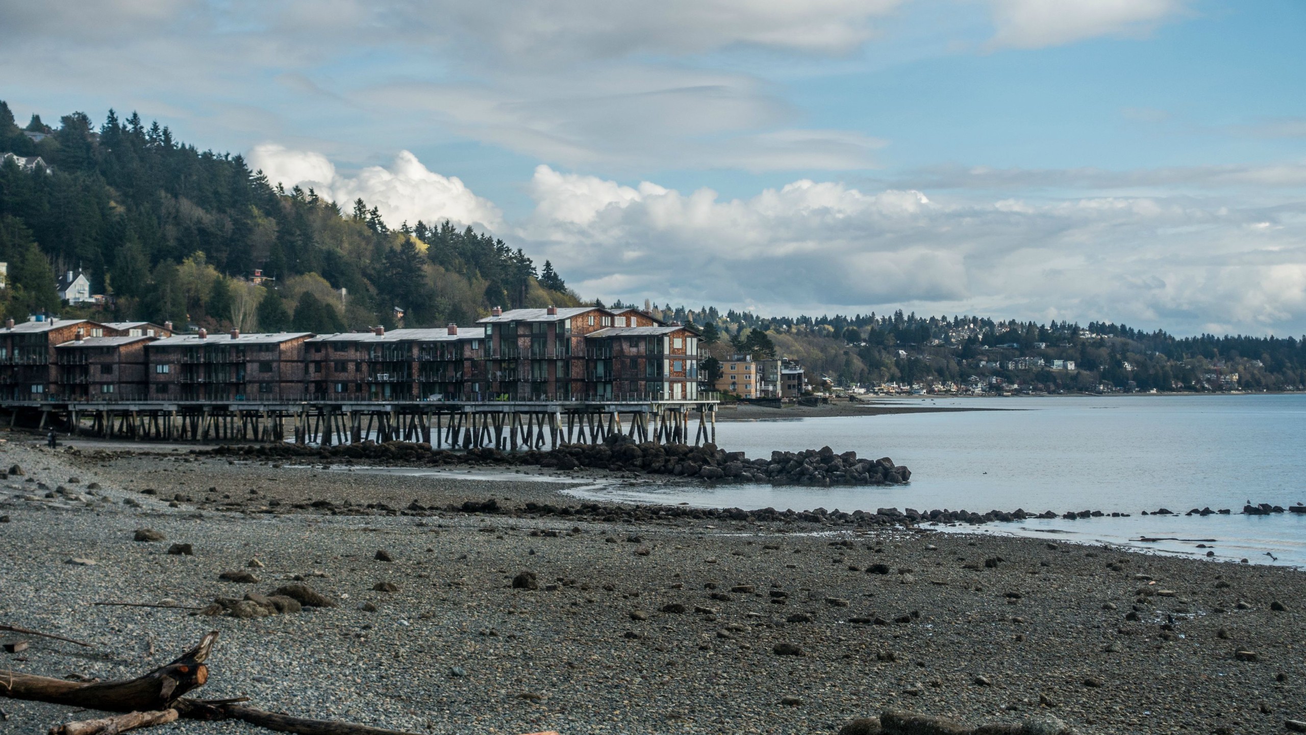Washington state, Seattle, Beach Wallpaper
