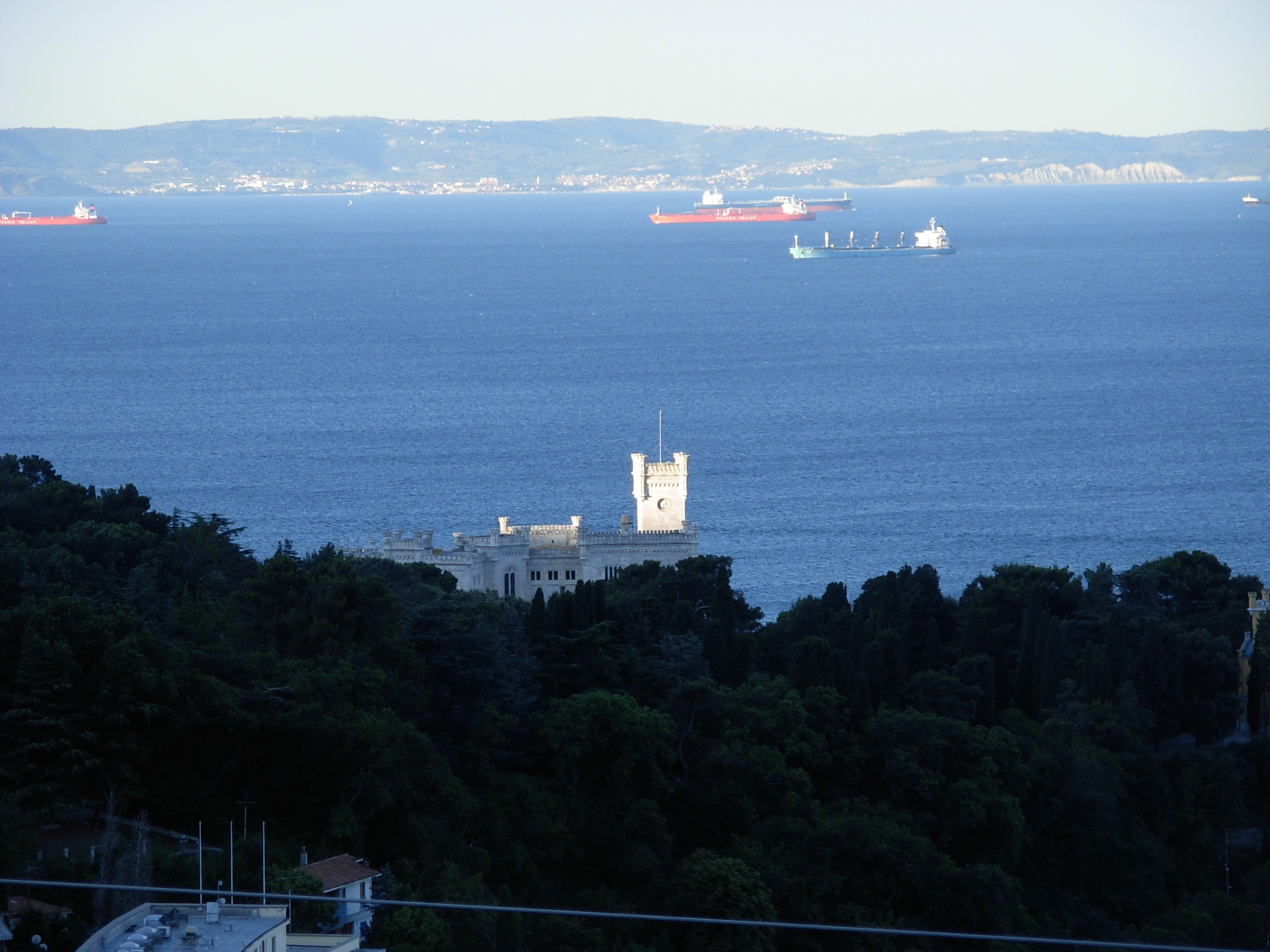 Trieste, Italy, Sea, Castle Wallpaper