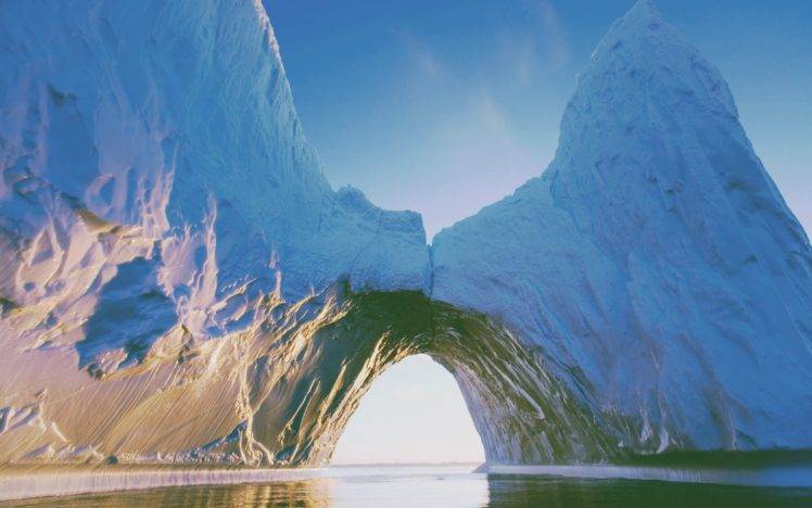 winter, Iceberg HD Wallpaper Desktop Background