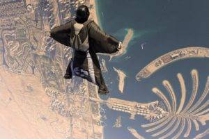 United Arab Emirates, Island, Skydiving, Wingsuits