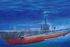 vehicle, Submarine, Drawing, Underwater, Sea, USA, Blue