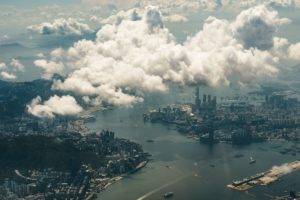 Hong Kong, Clouds, City