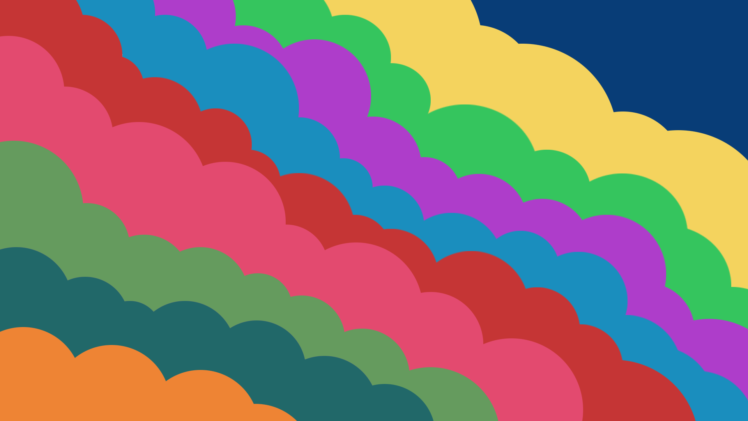 colorful, Clouds, Bubbles, Digital 2D