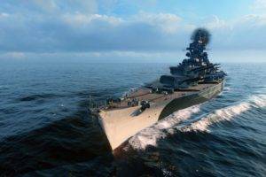 World of Warships, Tirpitz, Sea, Battleships, Bismarck (ship)