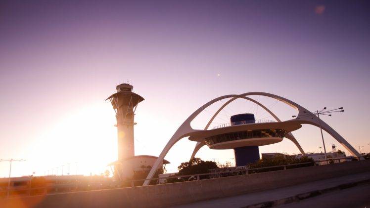 airport, Sunset, Los Angeles, LAX, Photography HD Wallpaper Desktop Background