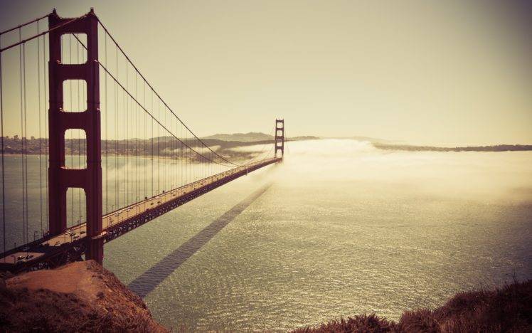 bridge, Architecture, Cityscape, San Francisco, Golden Gate Bridge, Sea, Pacific Ocean, Photography HD Wallpaper Desktop Background