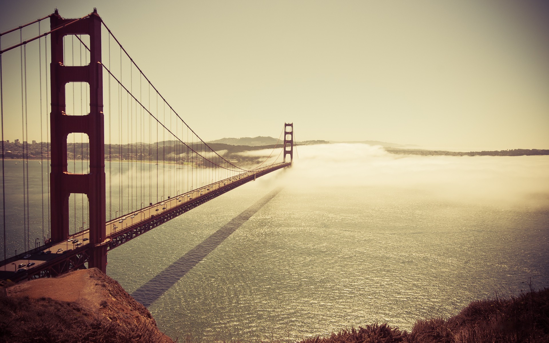 bridge, Architecture, Cityscape, San Francisco, Golden Gate Bridge, Sea, Pacific Ocean, Photography Wallpaper