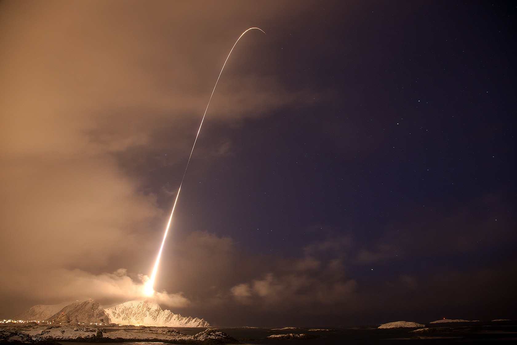 photography, Long exposure, Rockets, SpaceX, Sky Wallpaper