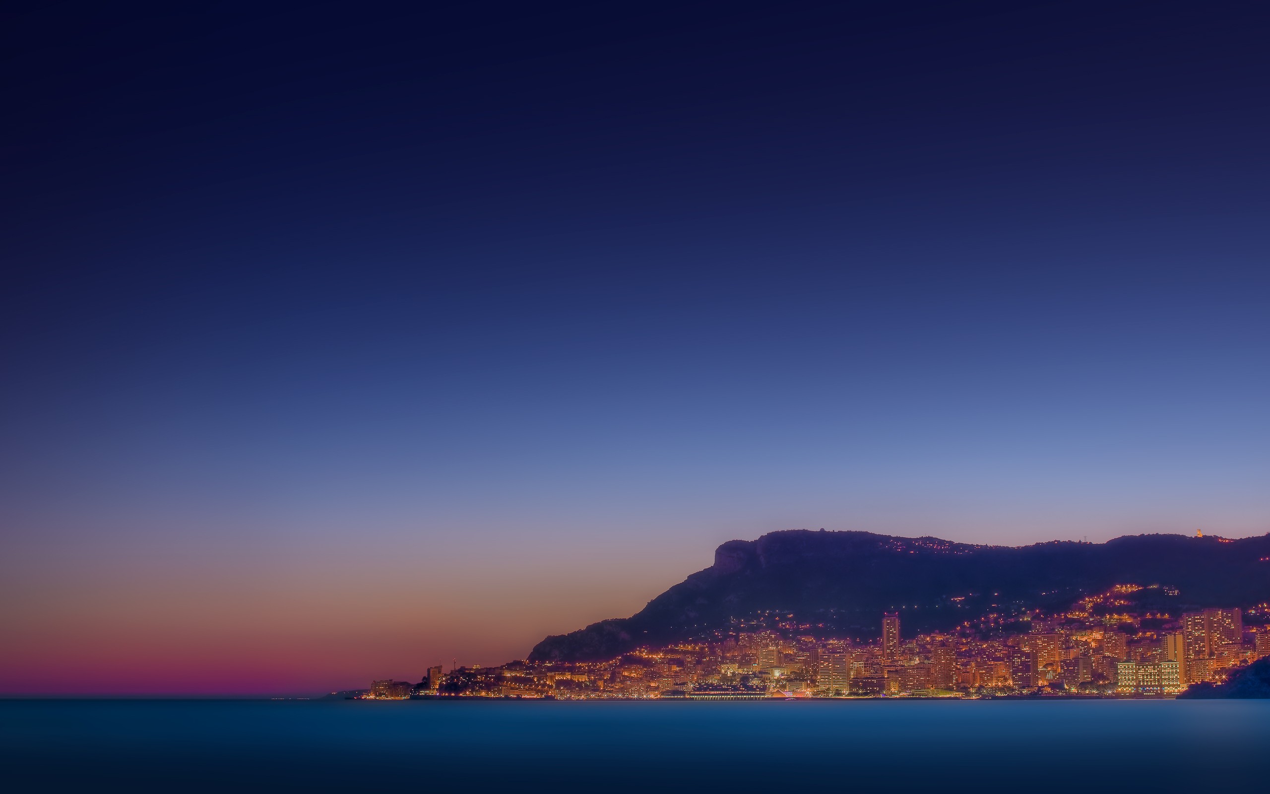 photography, Water, Sea, Cityscape, Monaco, Sunset Wallpaper
