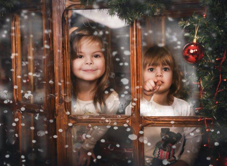 photography, Winter, Snow, Children, Happy HD Wallpaper Desktop Background
