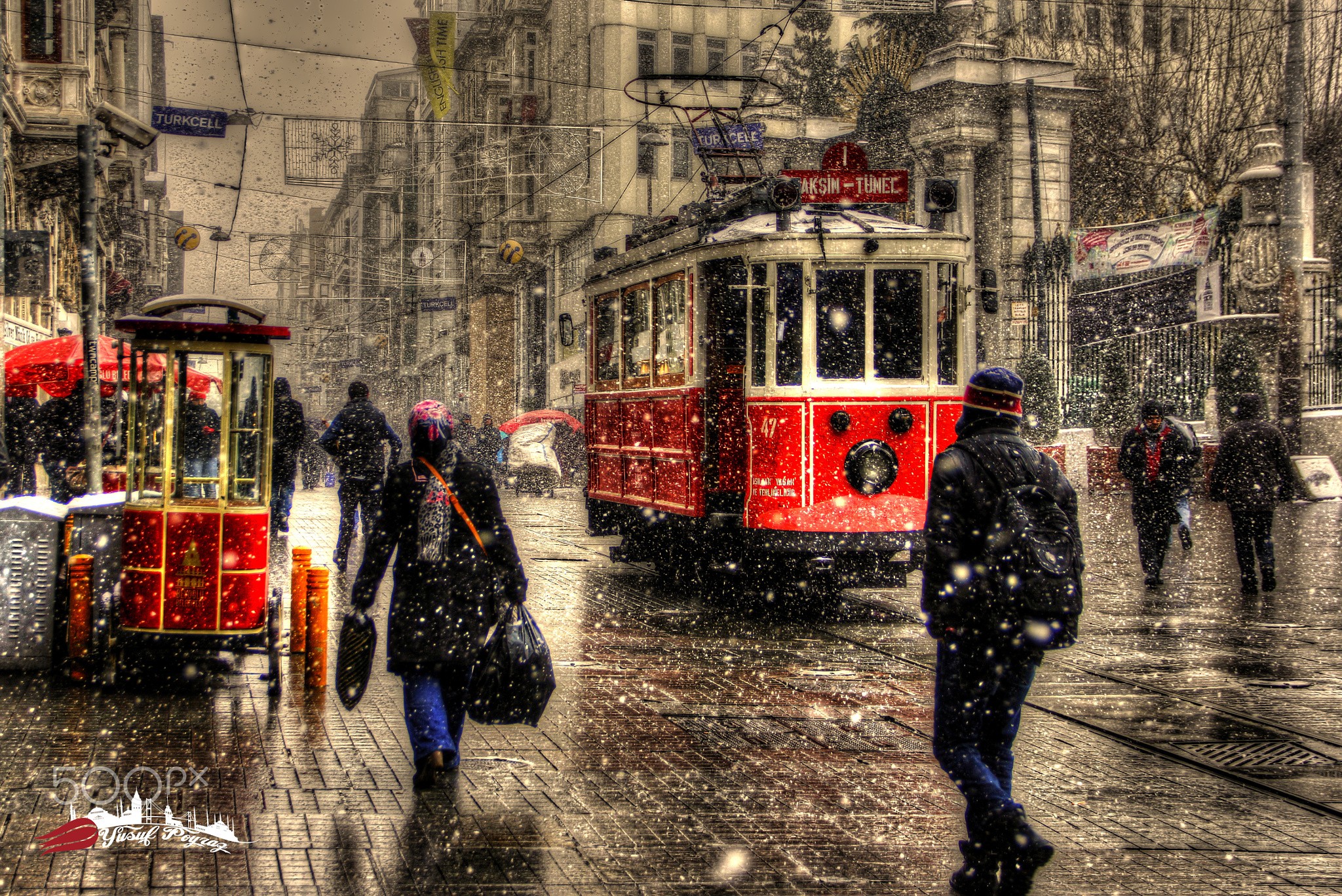 photography, City, Winter, Snow, Turkey, Istanbul Wallpapers HD