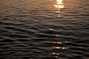 photography, Sea, Water, Sunset, Reflection