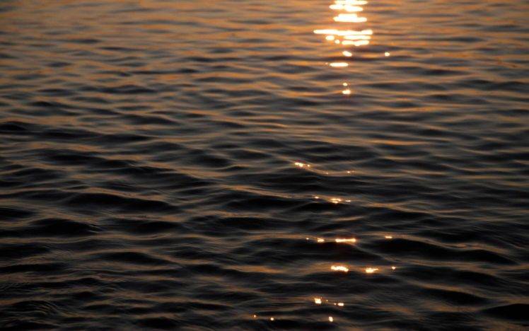 photography, Sea, Water, Sunset, Reflection HD Wallpaper Desktop Background