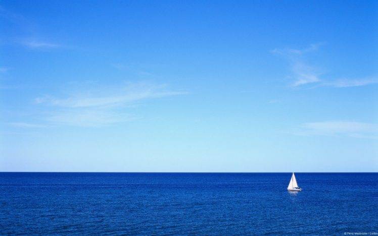 photography, Sea, Water, Boat, Sailing, Sailing ship, Blue HD Wallpaper Desktop Background