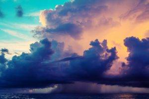 photography, Water, Sea, Sky, Clouds, Colorful