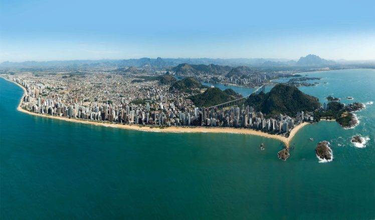 photography, Cityscape, City, Sea, Water, Vila Velha, Brazil HD Wallpaper Desktop Background