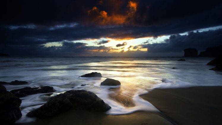 photography, Rock, Coast, Sea, Water HD Wallpaper Desktop Background