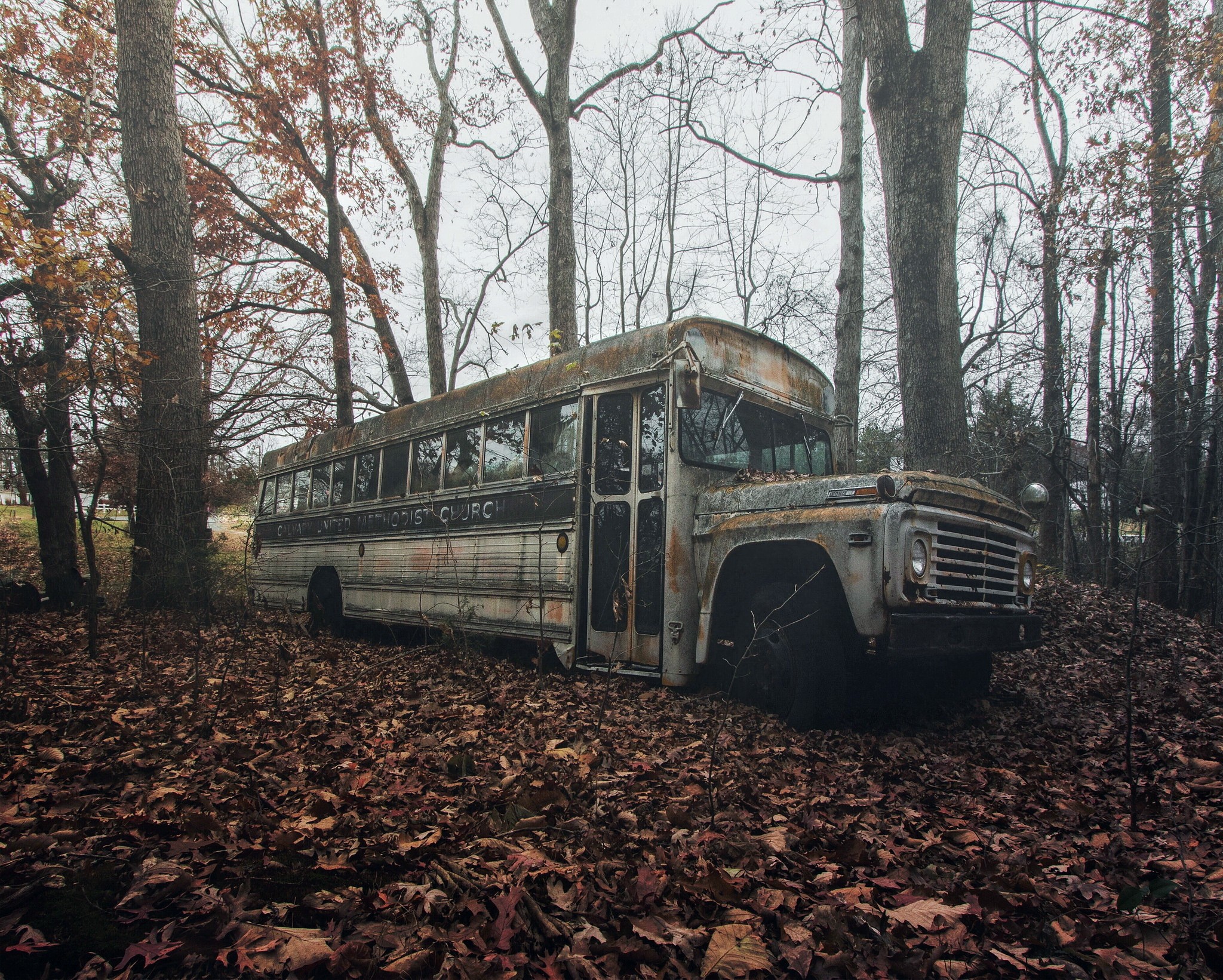 buses, Wreck, Vehicle, Abandoned Wallpaper