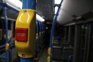 stop, Buses, Vehicle interiors