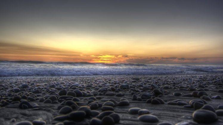 water, Sea, Photography, Stones, Beach HD Wallpaper Desktop Background
