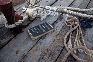sea, Book cover, Books, Anchors, Pier, Wood, Ropes