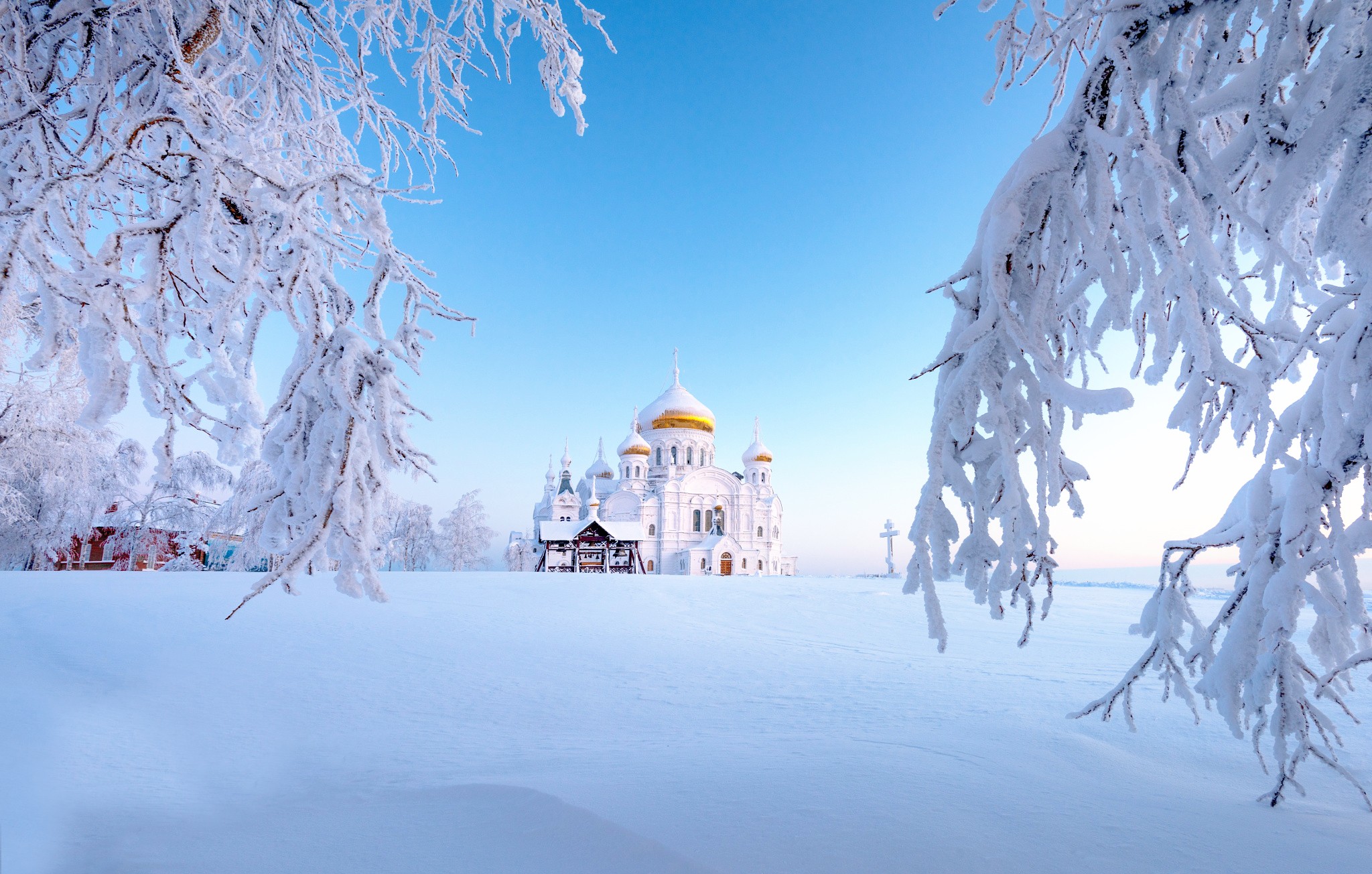 ural (russia), Winter, Russia, Snow Wallpaper