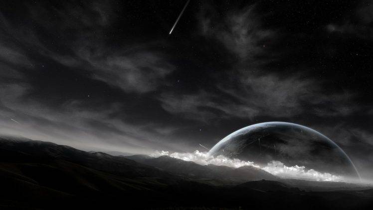 sky, Planet, Comet, Space HD Wallpaper Desktop Background