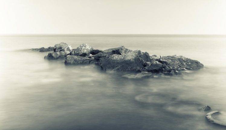 photography, Water, Sea, Rock HD Wallpaper Desktop Background