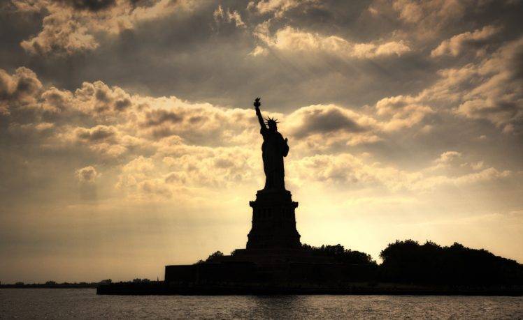 photography, Sea, Water, Architecture, Statue of Liberty, New York City HD Wallpaper Desktop Background