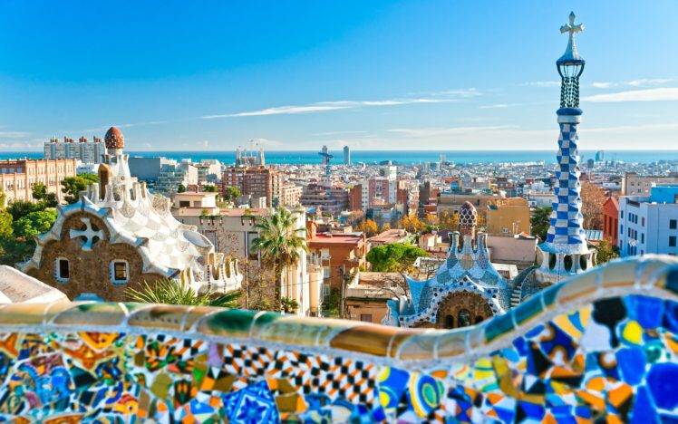 photography, Water, Sea, City, Urban, Building, Cityscape, Barcelona, Church HD Wallpaper Desktop Background