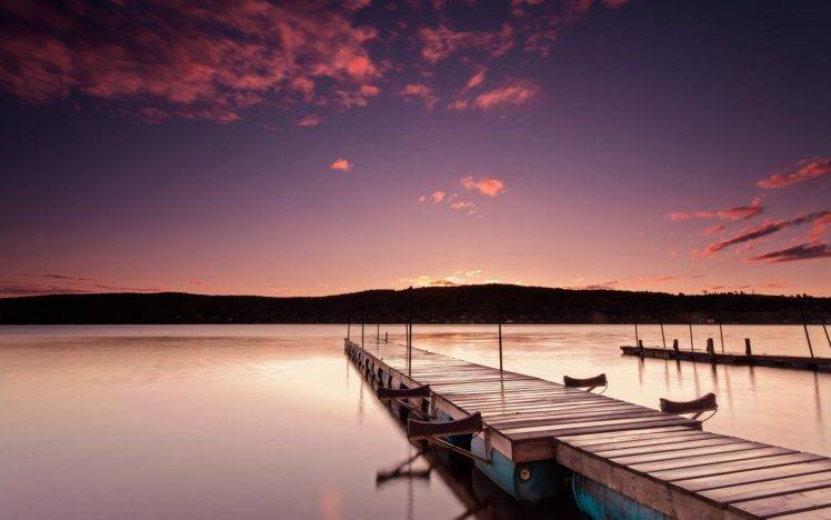 pier, Lake, Morning, Nature HD Wallpaper Desktop Background